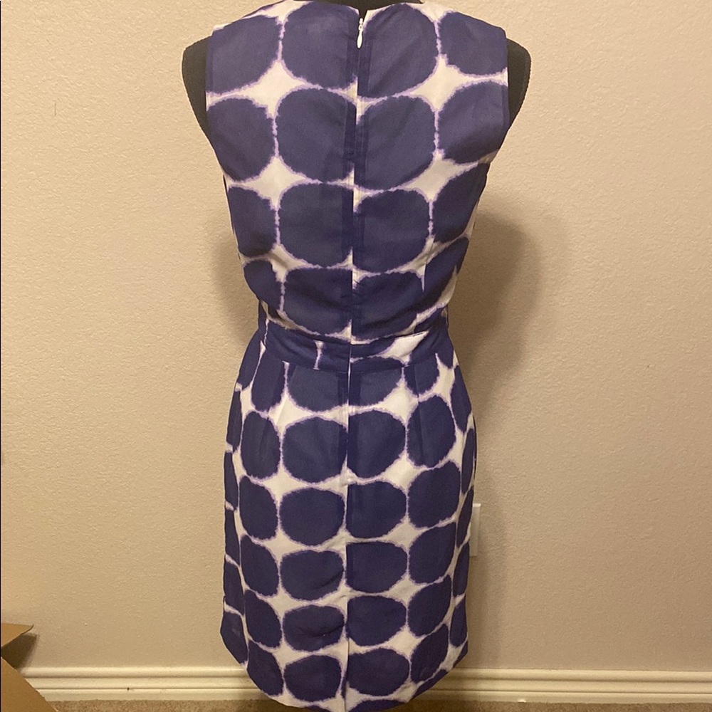 Banana Republic Purple and White Midi Dress - Picture 2 of 6